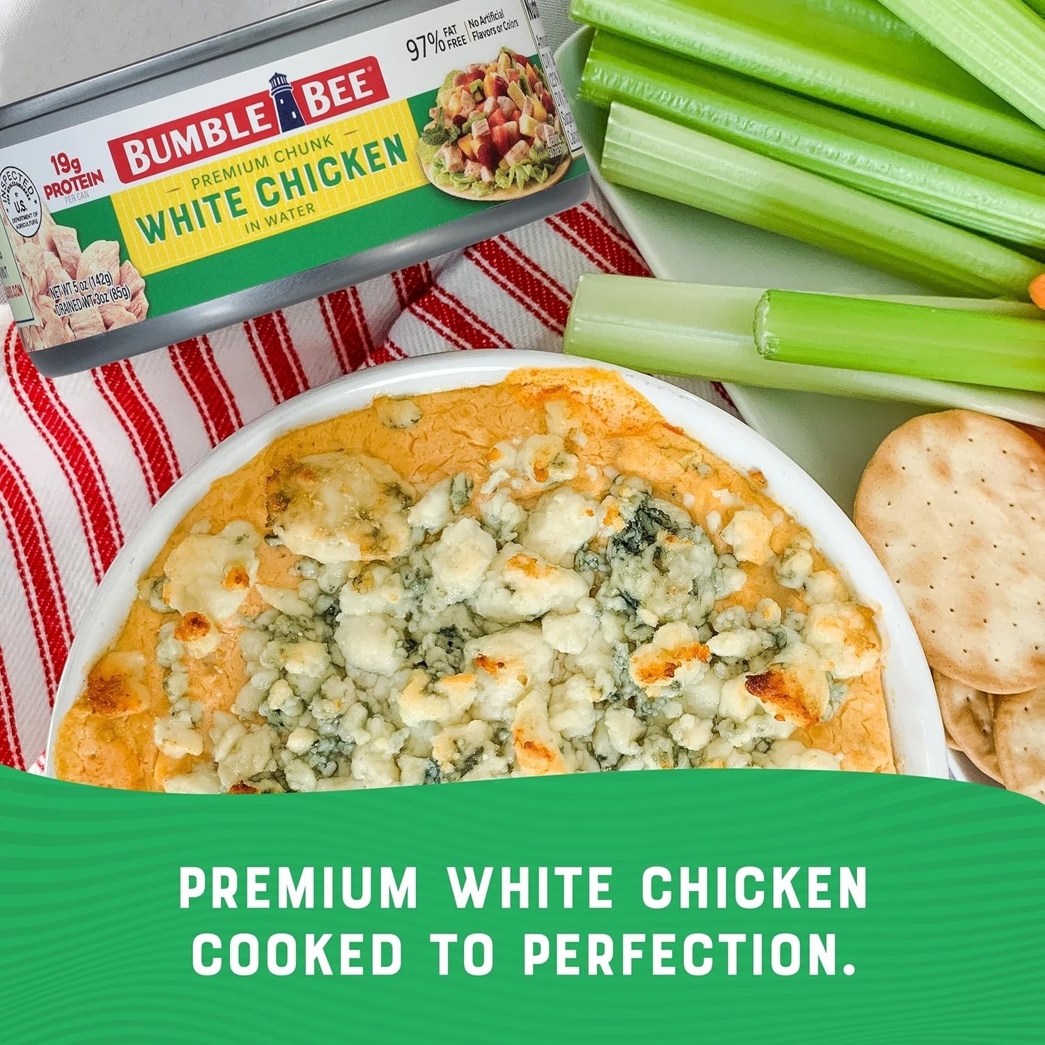 Canned Chicken Breast with 19g Protein – Gluten Free & Keto Friendly