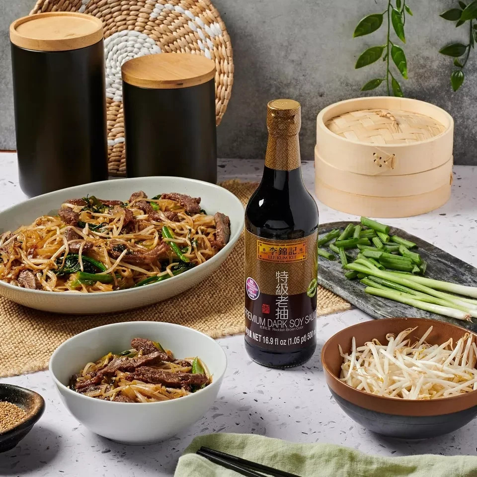 Lee Kum Kee Premium Dark Soy Sauce 16.9 oz ( Pack of 3 )~ Exp 1/30/2026