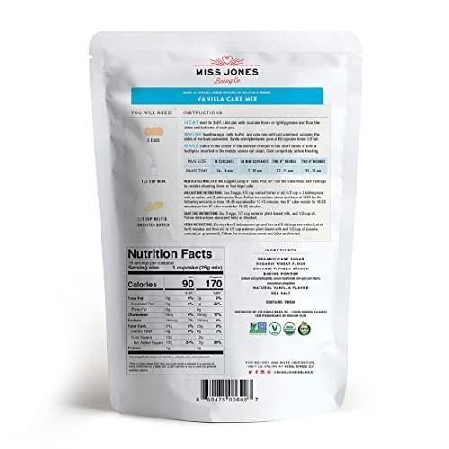 Miss Jones Baking Organic Yellow Cake and 15.87 Ounce (pack of 1), Pack 1