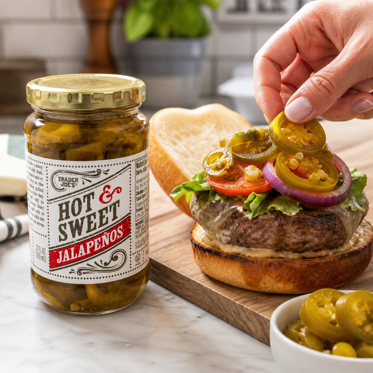 6-Pack Trader Joe’s Hot & Sweet Jalapeños