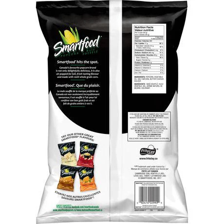 Frito Lay Smartfood Movie Night Butter Flavoured Popcorn,150g/5.3oz
