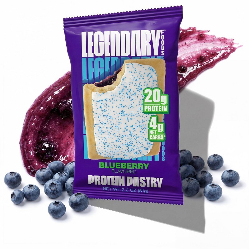 Gluten Free and Keto Friendly Protein Pastry – Blueberry – 8.6oz/4ct