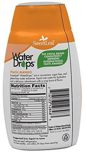 Sweetleaf Stevia Natural Water Drops, 6 Unit Variety Pack (1.62 Ounce Each)