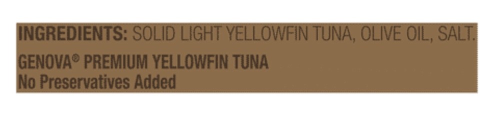 Genova Yellowfin Tuna in Pure Olive Oil, Pack of 6; 7OZ; FREE SHIPPING