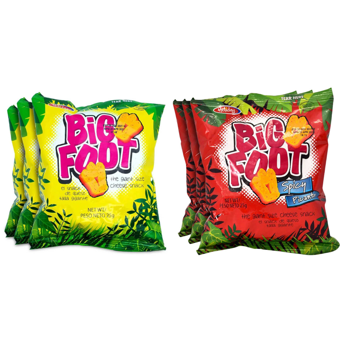 Regular & Spicy Big Foot Snack (Pack of 12) – Tariffs are paid by us for US