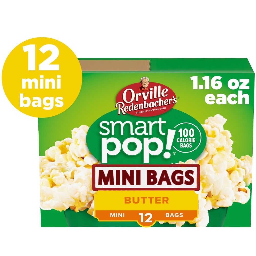 Orville Redenbacher’s Microwave corn, Smart! Butter Flavor, 1.6 oz.,