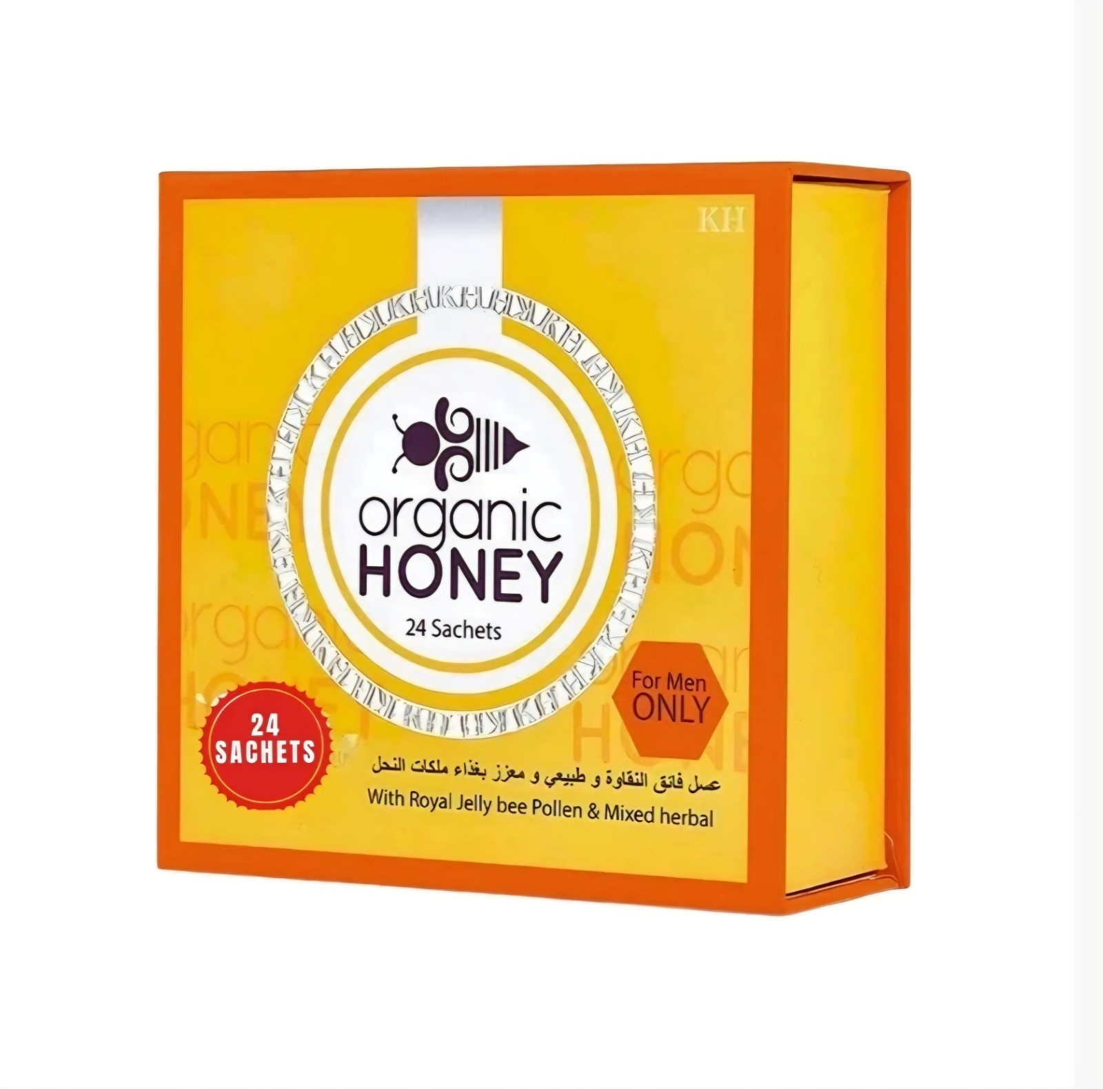 Organic Honey infused with Natural Jelly, Honey Bee Pollen 24 Sachets SHIPS FAST