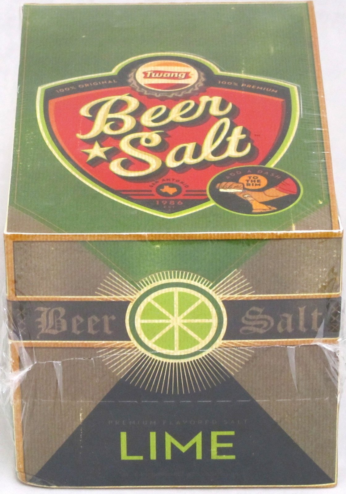 Twang the Original Beer Salt Lime 1.4 oz Bottles Bulk 24 Count Box