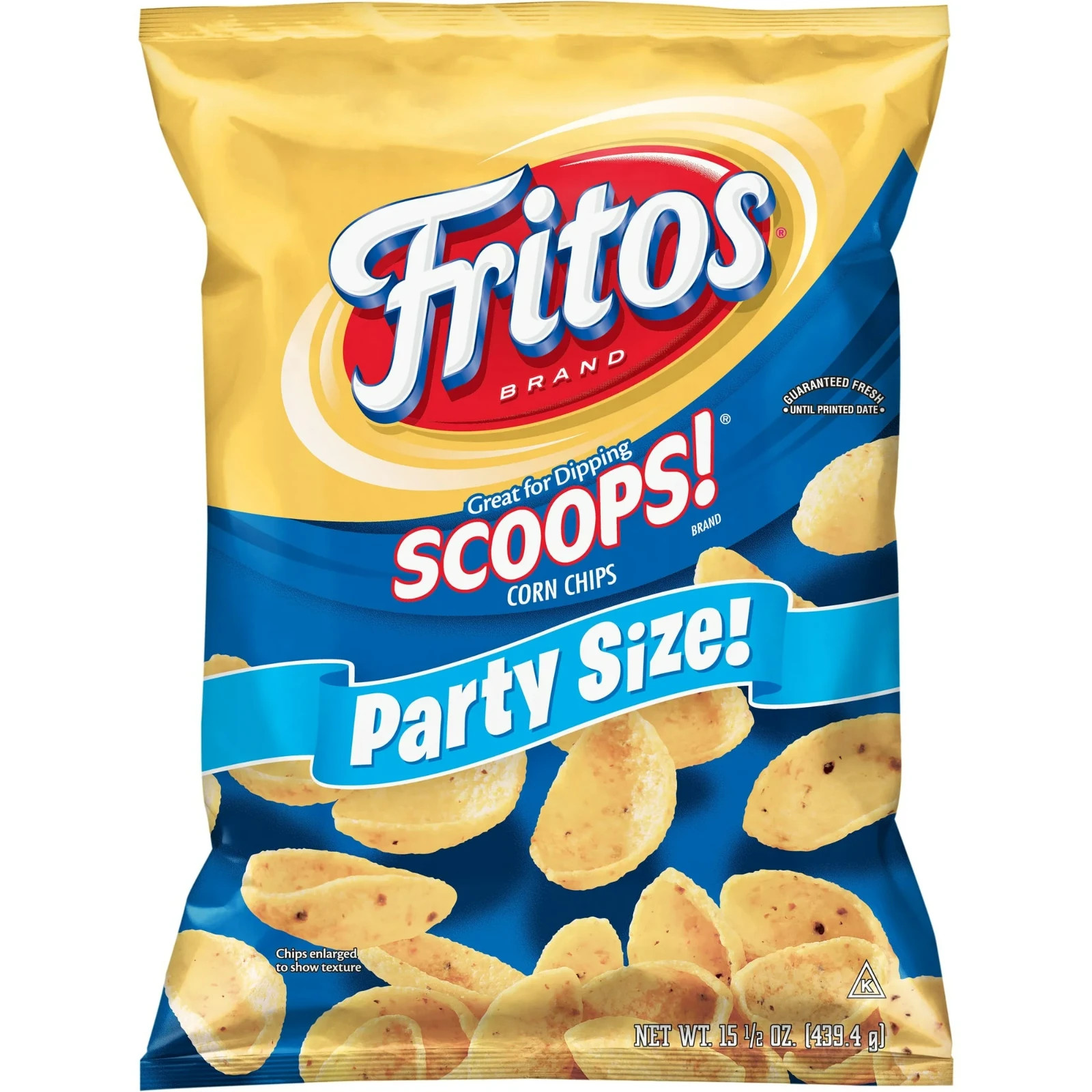 Fritos Scoops!Corn Chips (15.5oz) Party Size! Bag chip is exploding with bold,