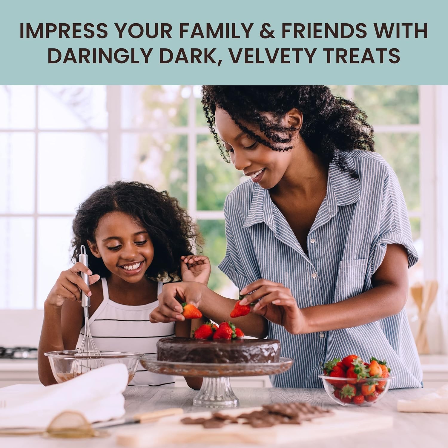 Dutch Processed Black Cocoa Powder for Baking | Unsweetened, Vegan, Keto