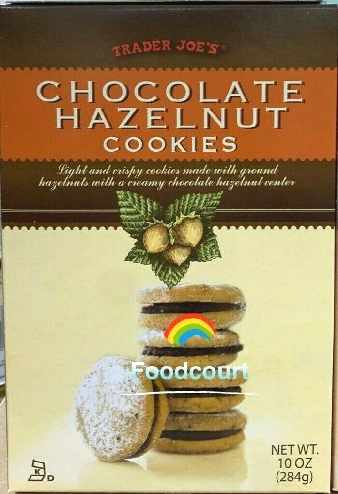 2 Packs Trader Joe’s Chocolate Hazelnut Cookies 10 oz Each Pack