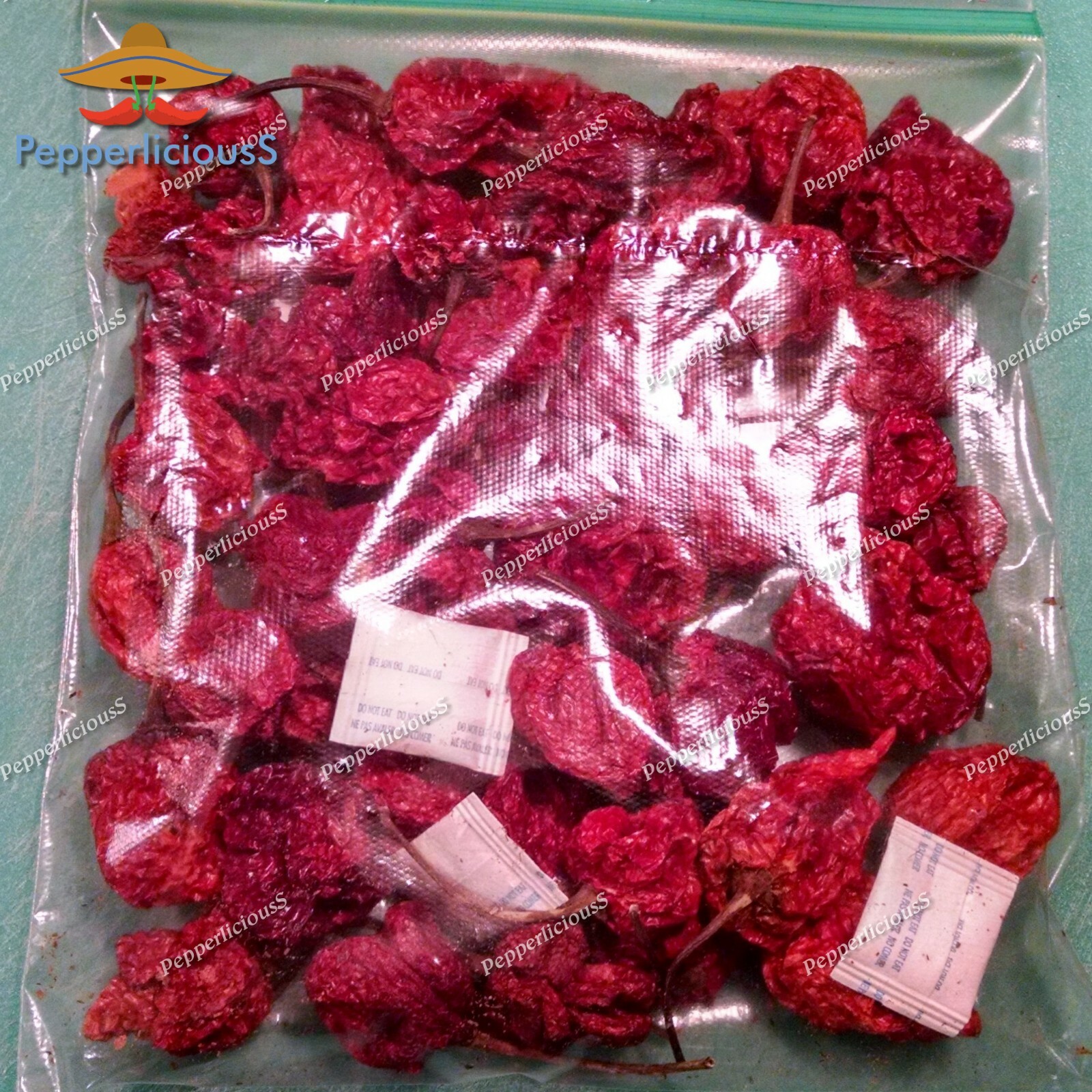 50 DRIED CAROLINA REAPER PEPPER Pods – WORLDS HOTTEST Pepper – Super Hot Quality