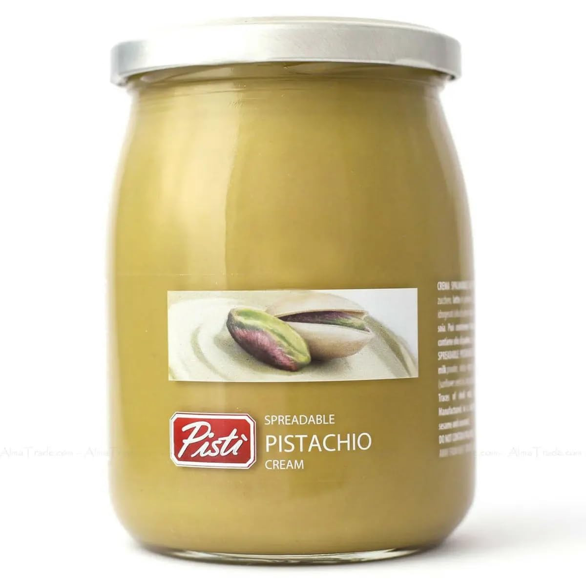 Pisti Cream of Pistachio from Sicily 21.2 Ounce (600G) | Artisanal Italian Nut S
