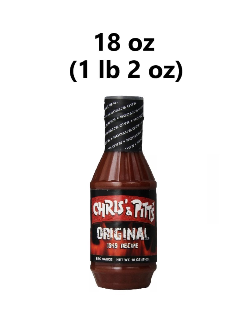 Chris & Pitts BBQ Sauce Original 1949 Recipe (18 oz OR 147 oz)