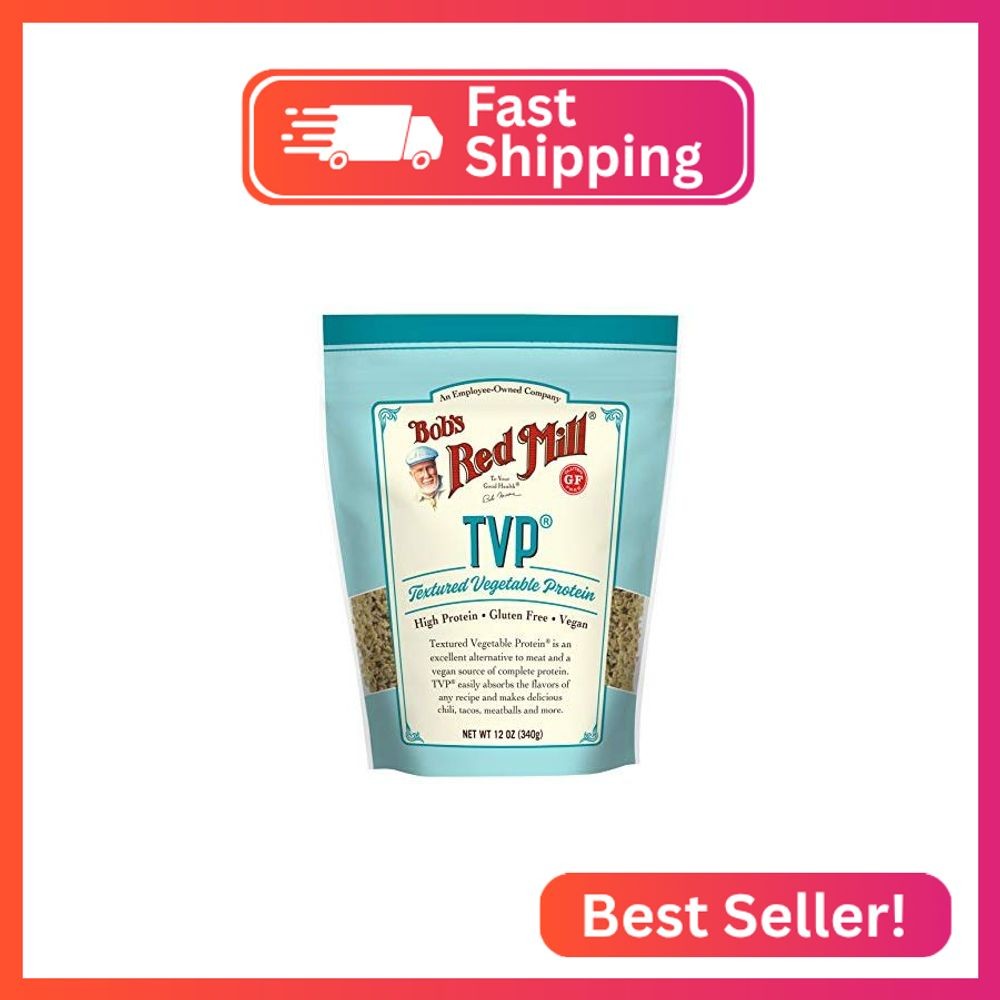 Bob’s Red Mill TVP (Textured Vegetable Protein) – 12 Ounce (Pack of 1), Gluten F