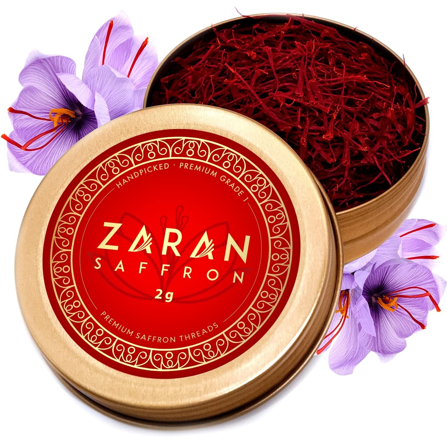 Gourmet Super Negin Saffron Threads – 2g, Flavor Boost for Teas & Dishes