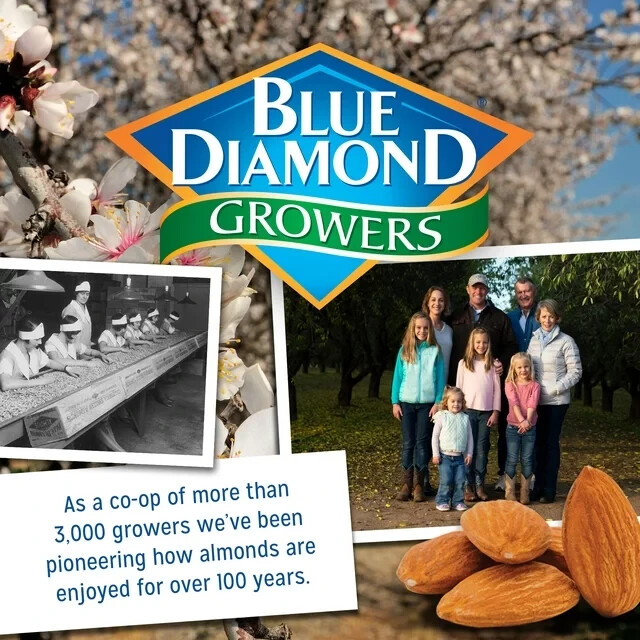 6 Pack Blue Diamond Almonds Smokehouse GMO-Free Organic Vitamin E Size 6 oz 6-pk