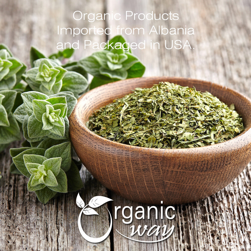 Organic Way Dried Oregano Leaf Cut & Sifted – Organic, Kosher & USDA Certified
