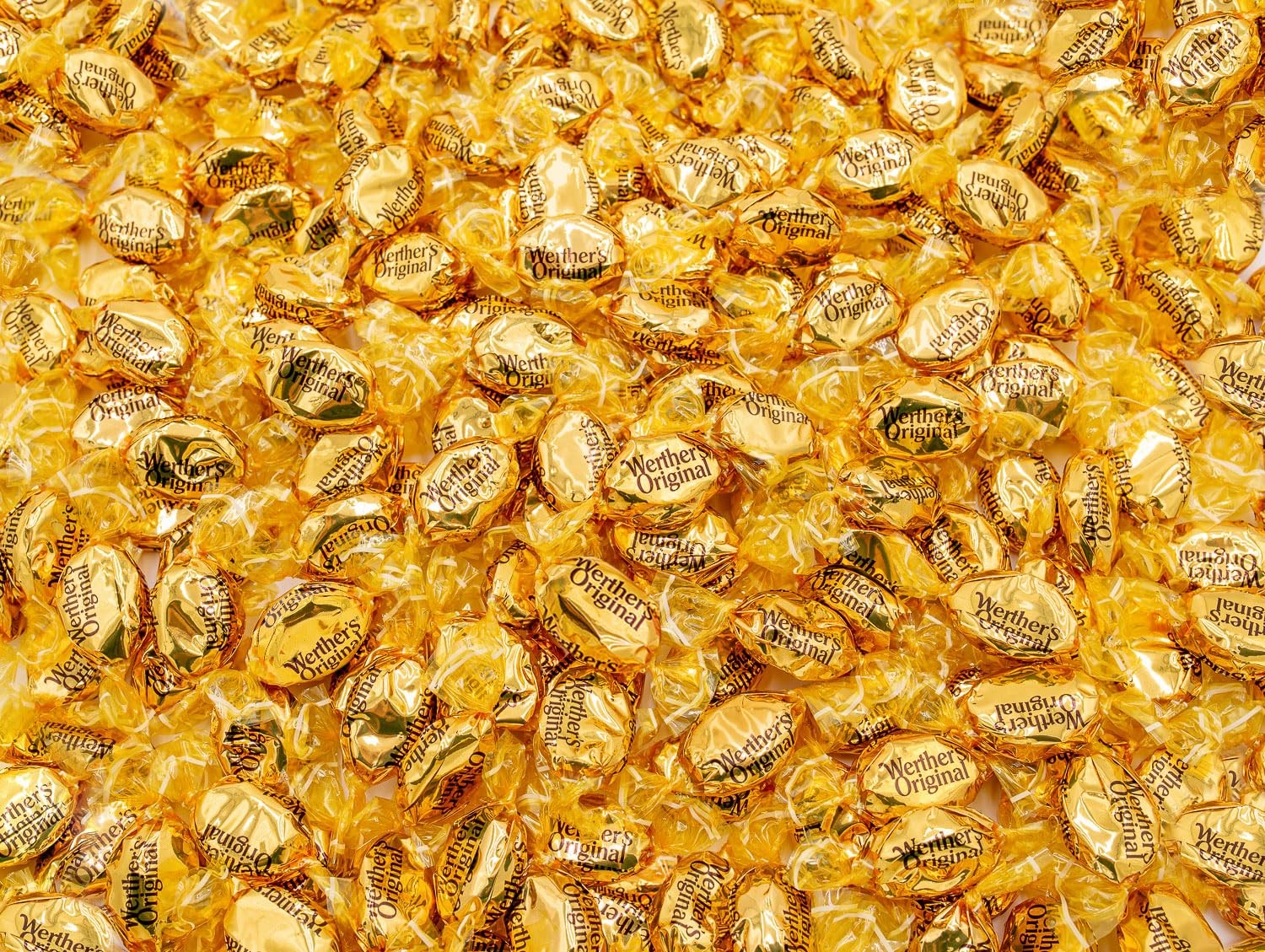 ORIGINAL Caramel Hard Candy 2 lb – Bulk Bag, 2 pounds, Original