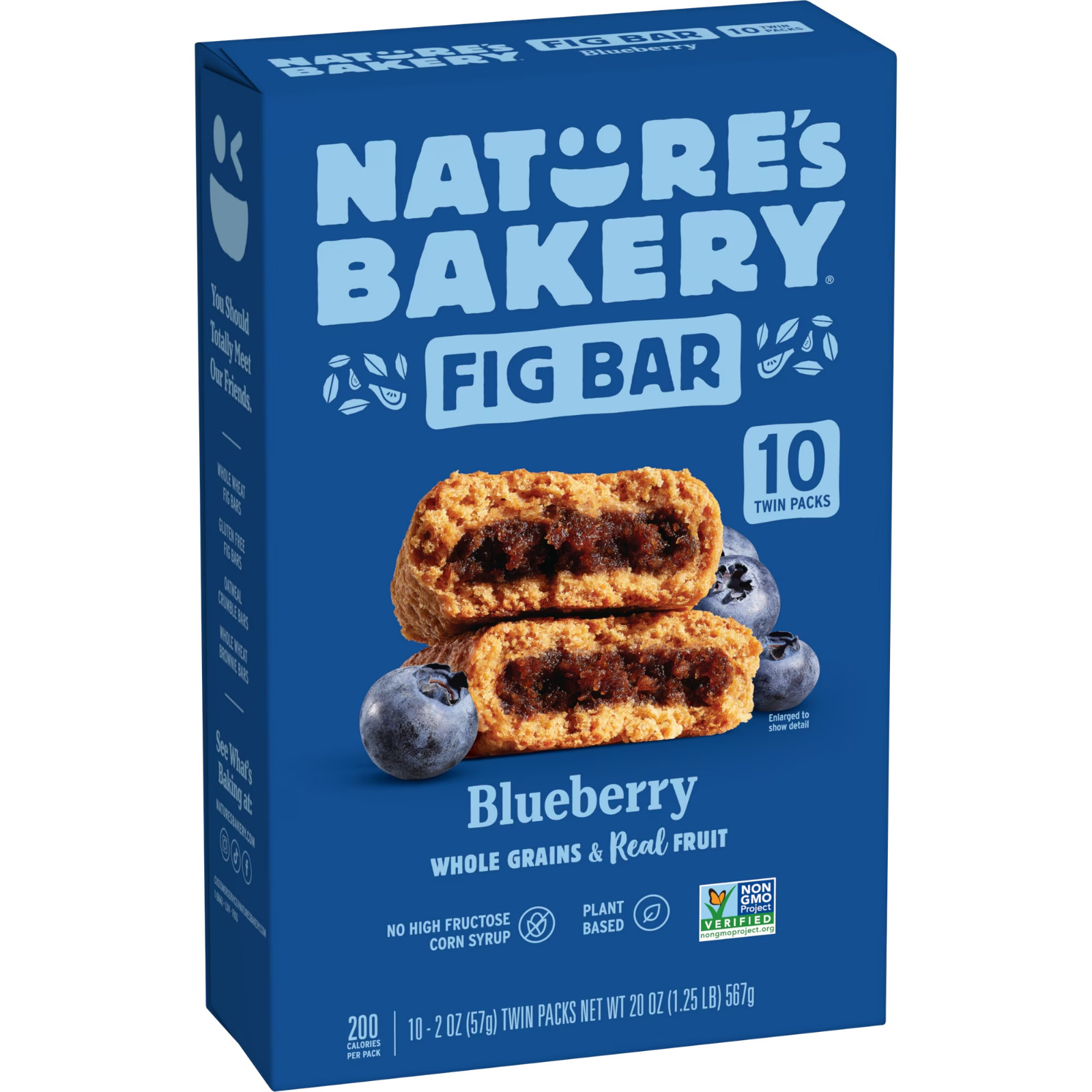 Nature’s Bakery, Blueberry Fig Bars, 10 Twin Packs, 2 oz Each