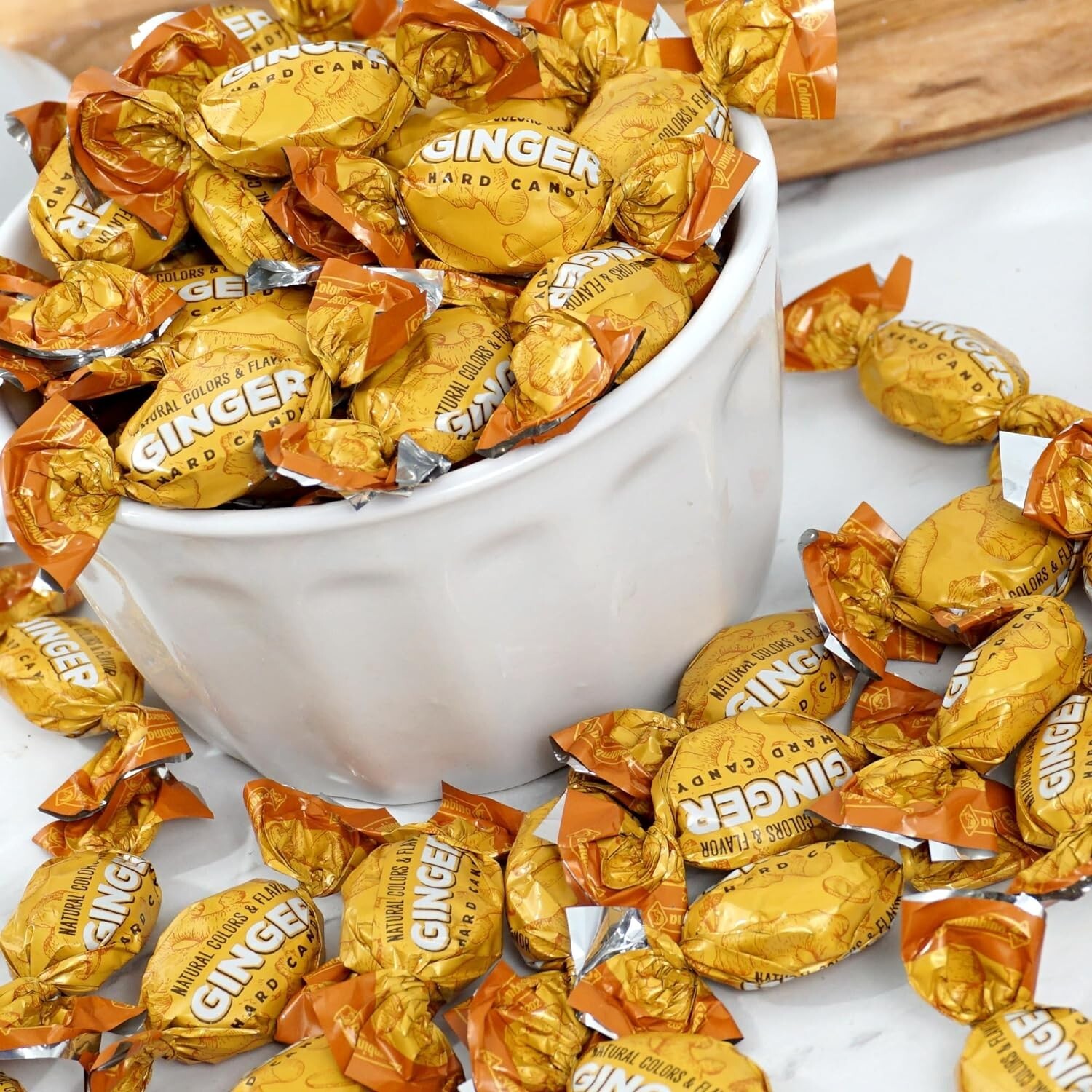 Ginger Flavor, Individually Wrapped, Bulk & Delicious Hard Candy (5 Pounds) Sale