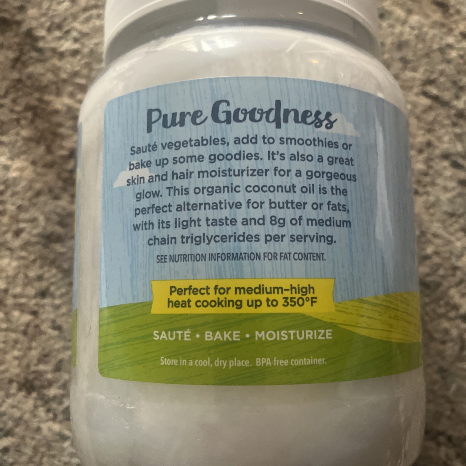 Carrington Farms Unrefined Cold Pressed Virgin Organic Coconut Oil 54 oz
