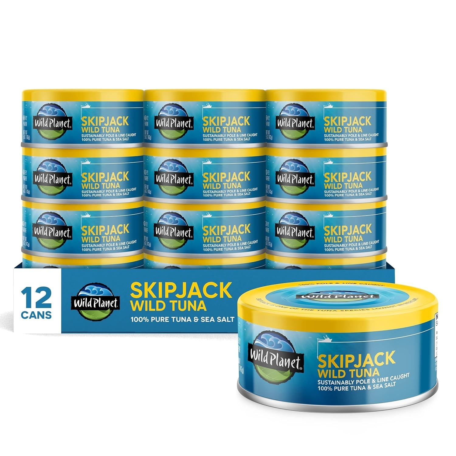 Sustainable Wild Tuna, 5oz, 12-Pack