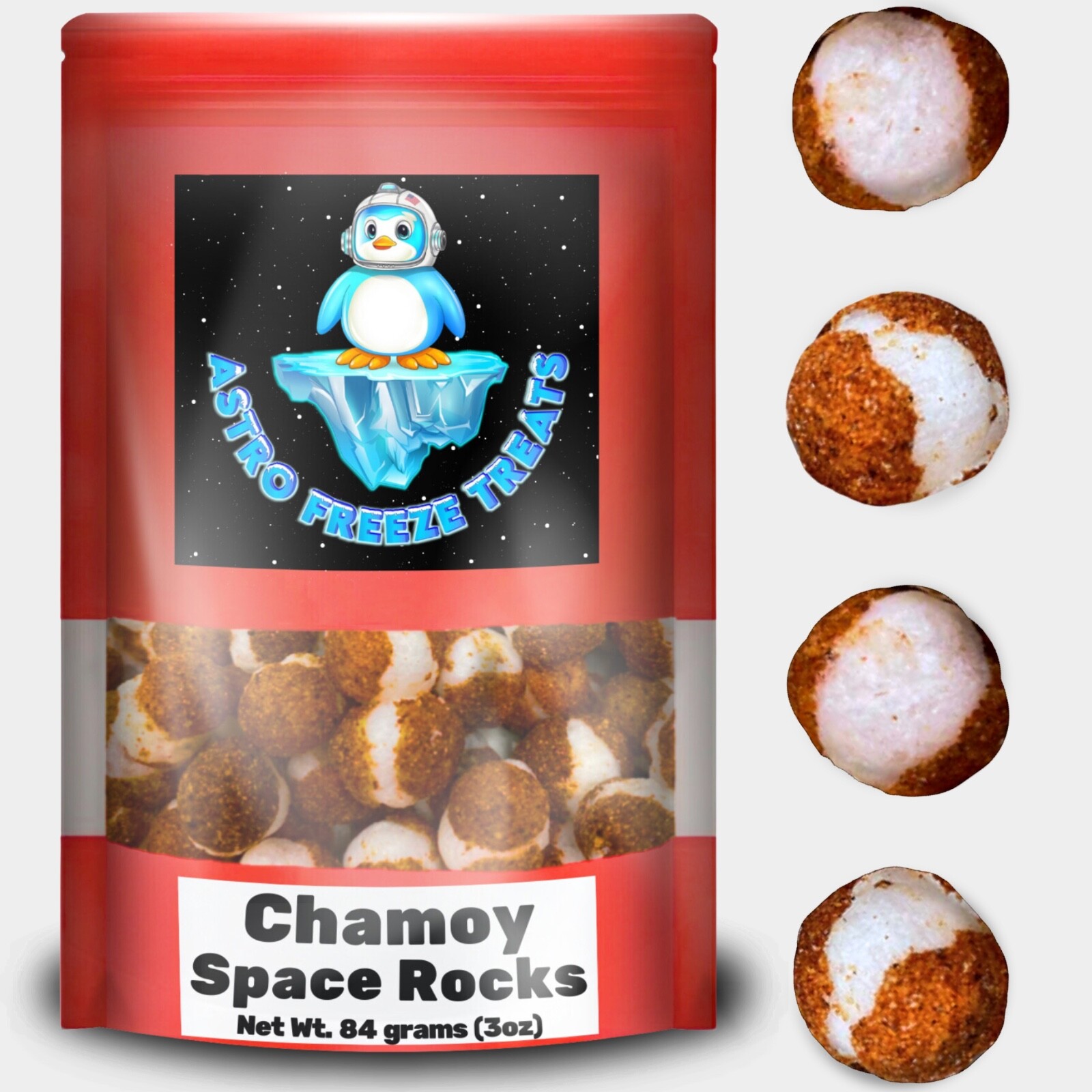 Premium Freeze Dried Candy- Chamoy Space Rocks- 3oz Bag- FREE NEXT DAY SHIPPING
