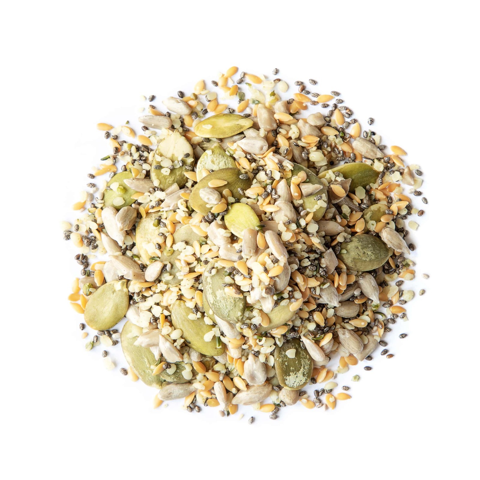 Organic Raw Superseed Mix with Chia, Flax, Hemp, Pumpkin, and Sunflower —Non-GMO