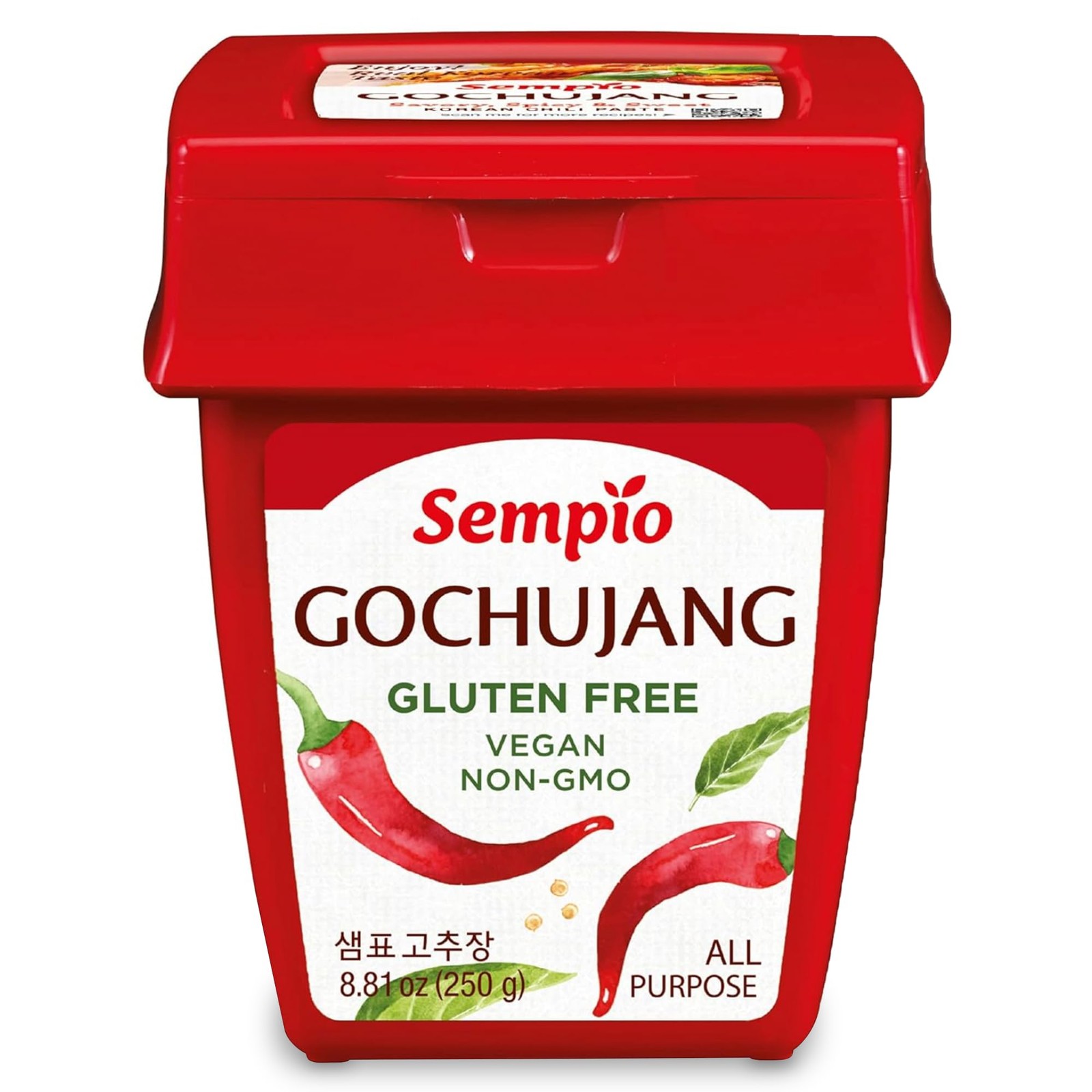 Gochujang Vegan Korean Red Chili Pepper Paste Gluten Free Sweet Spicy Savory…