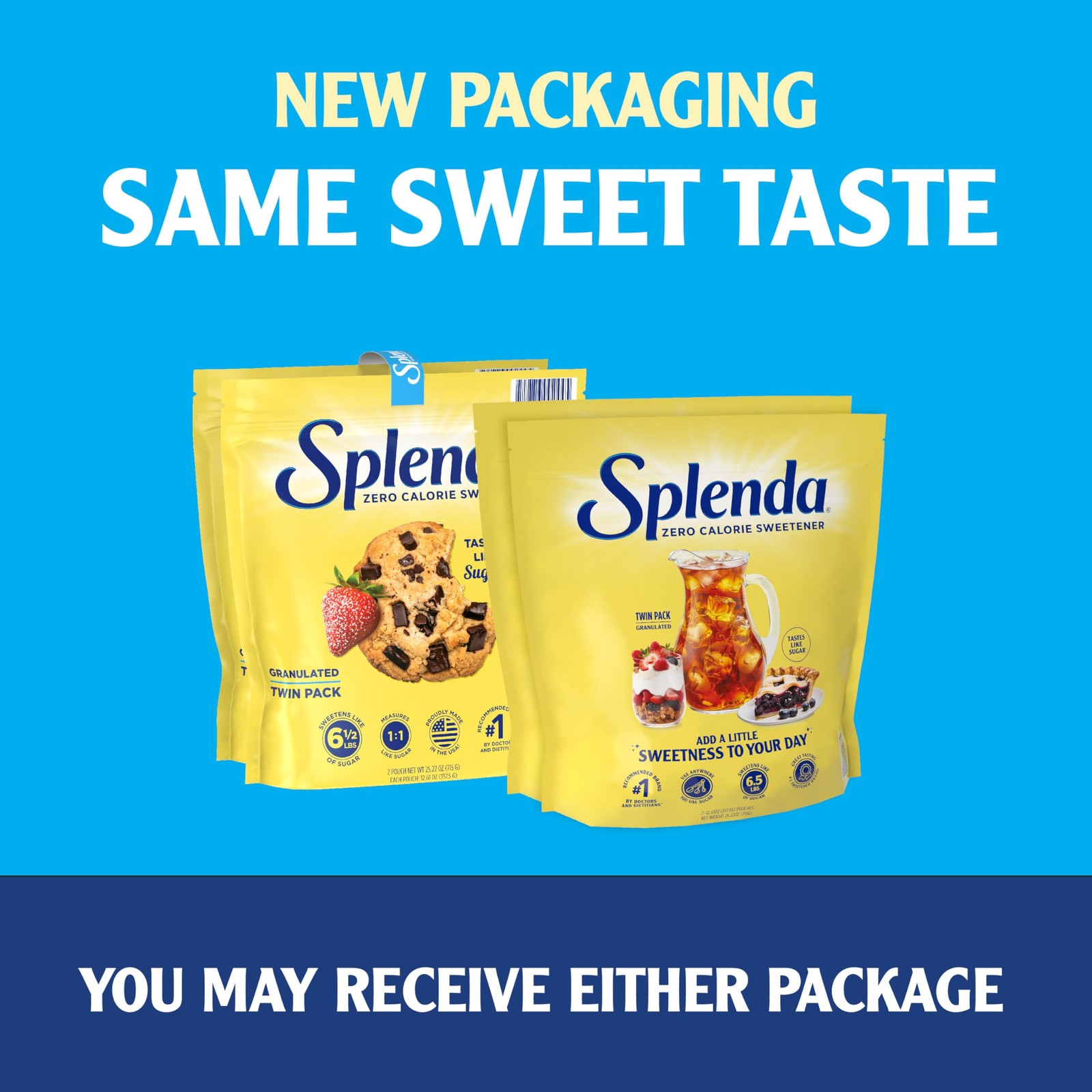 SPLENDA Zero Calorie Sweetener, Granulated Sugar 25.22 Ounce (Pack of 1)