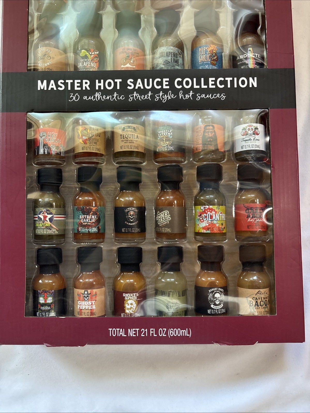 Thoughtfully Gourmet Master Hot Sauce Collection Gift Set – Pack of 30
