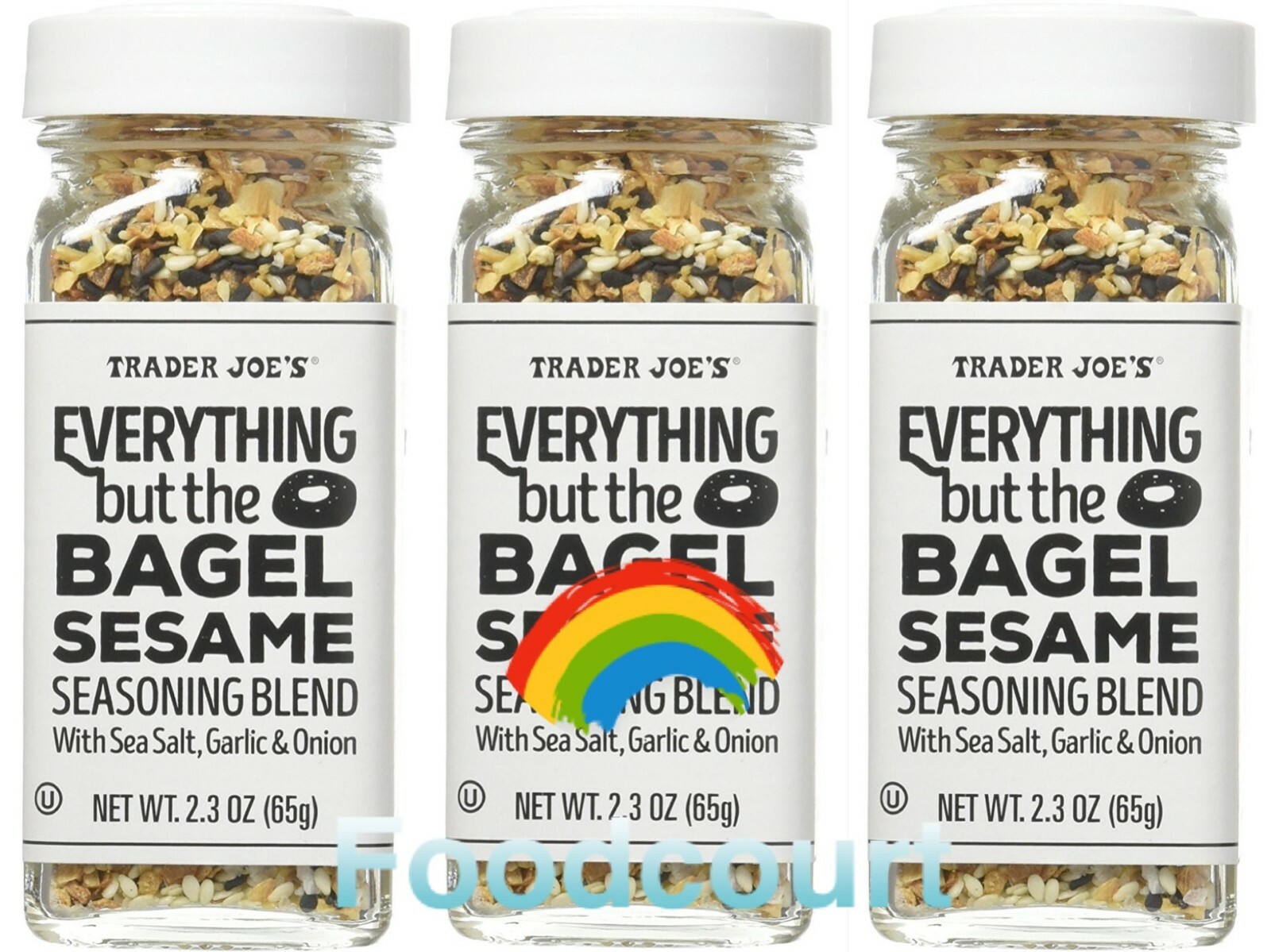 3 Packs Trader Joe’s Everything but The Bagel Sesame Seasoning Blend 2.3 oz Each