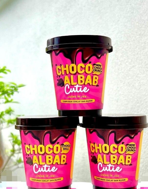 Chocoalbab Cutie choco crunch tub small tub (1 quantity 3 pcs for 38.00)