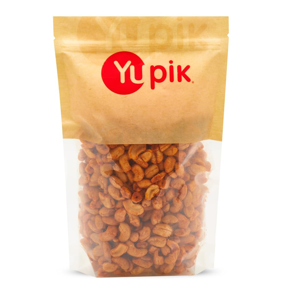 BBQ Cashews, 2.2 Lb (35.2 Oz), Kosher, Vegan, Roasted Salted Nuts, Seasoned Nuts