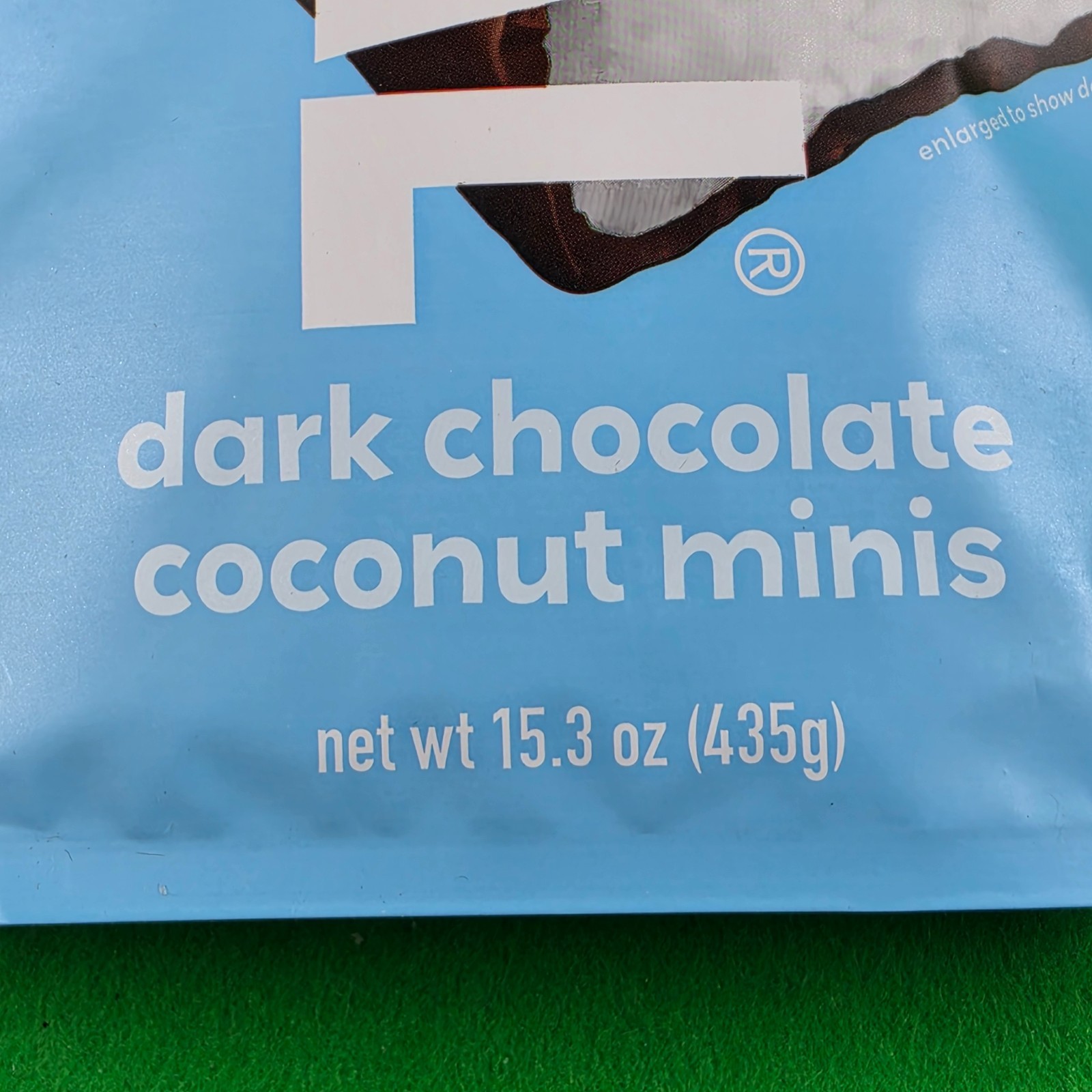 Unreal Dark Chocolate Coconut Minis Vegan Gluten Free, 15.3 oz (435g) EXP 01/27