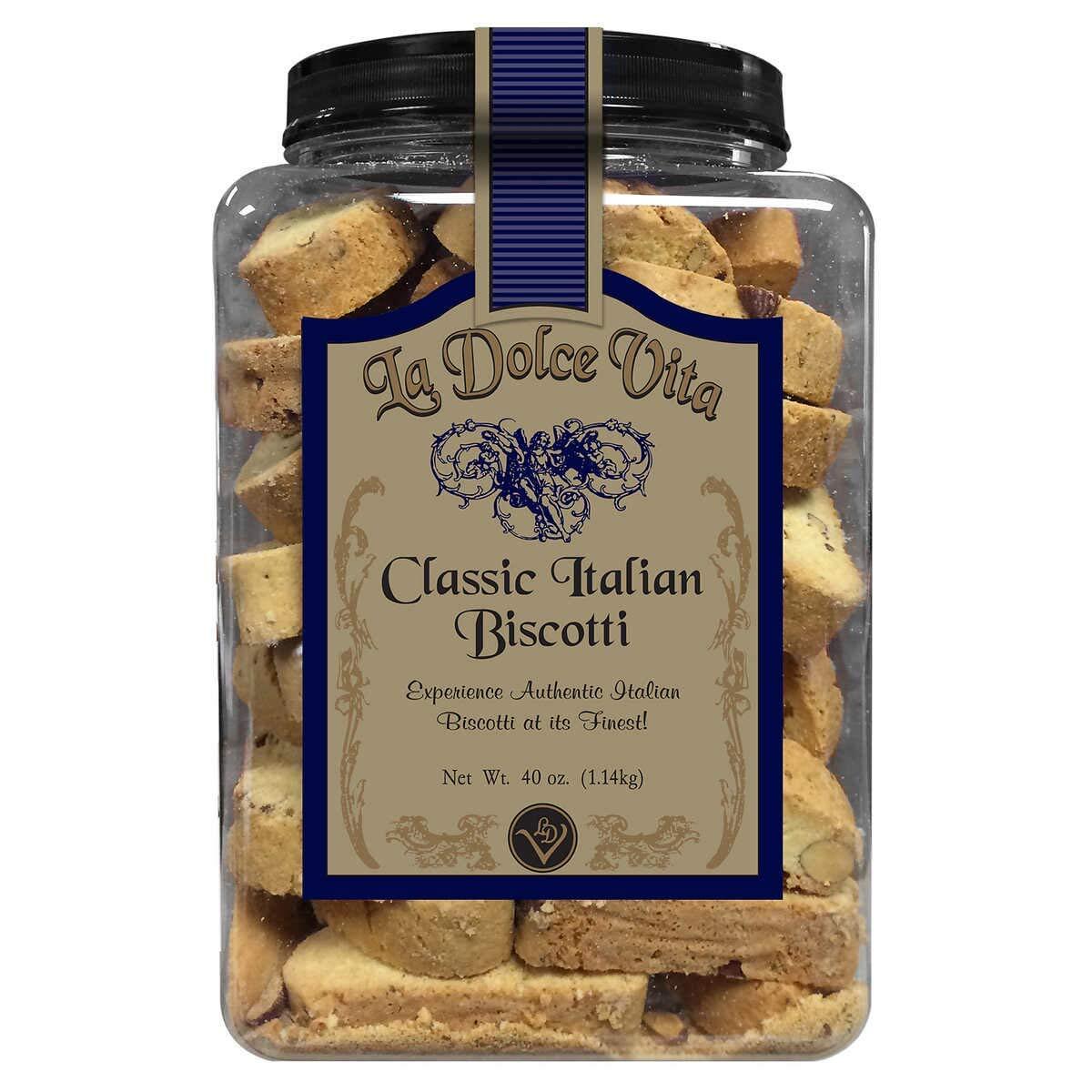 La Dolce Vita Classic Italian Biscotti, 40 oz (2 Pack)