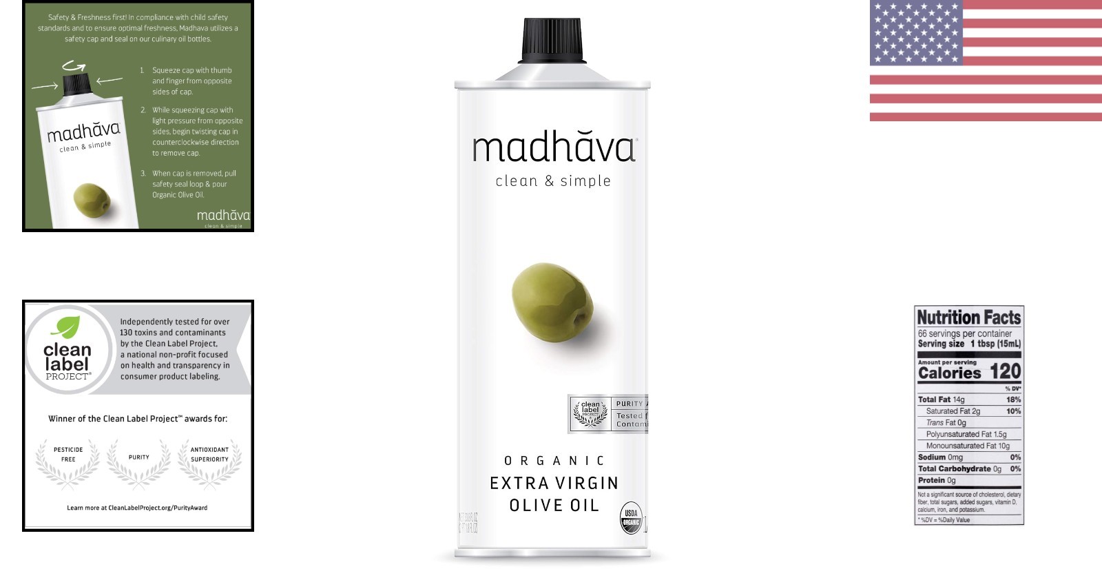 Gourmet Organic Extra Virgin Olive Oil, 1L – No Pesticides & High Omega 3