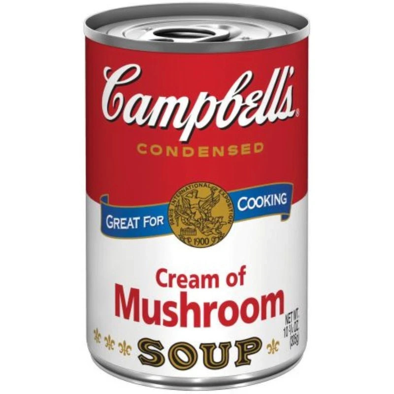 24x Campbell’s Condensed Cream of Mushroom Soup Bulk Bundle Pantry Stock 10.5oz