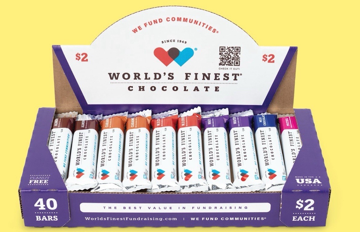 World’s Finest Chocolate ***FREE SHIPPING***Each box has 60 bars! Exp. JUN 2025