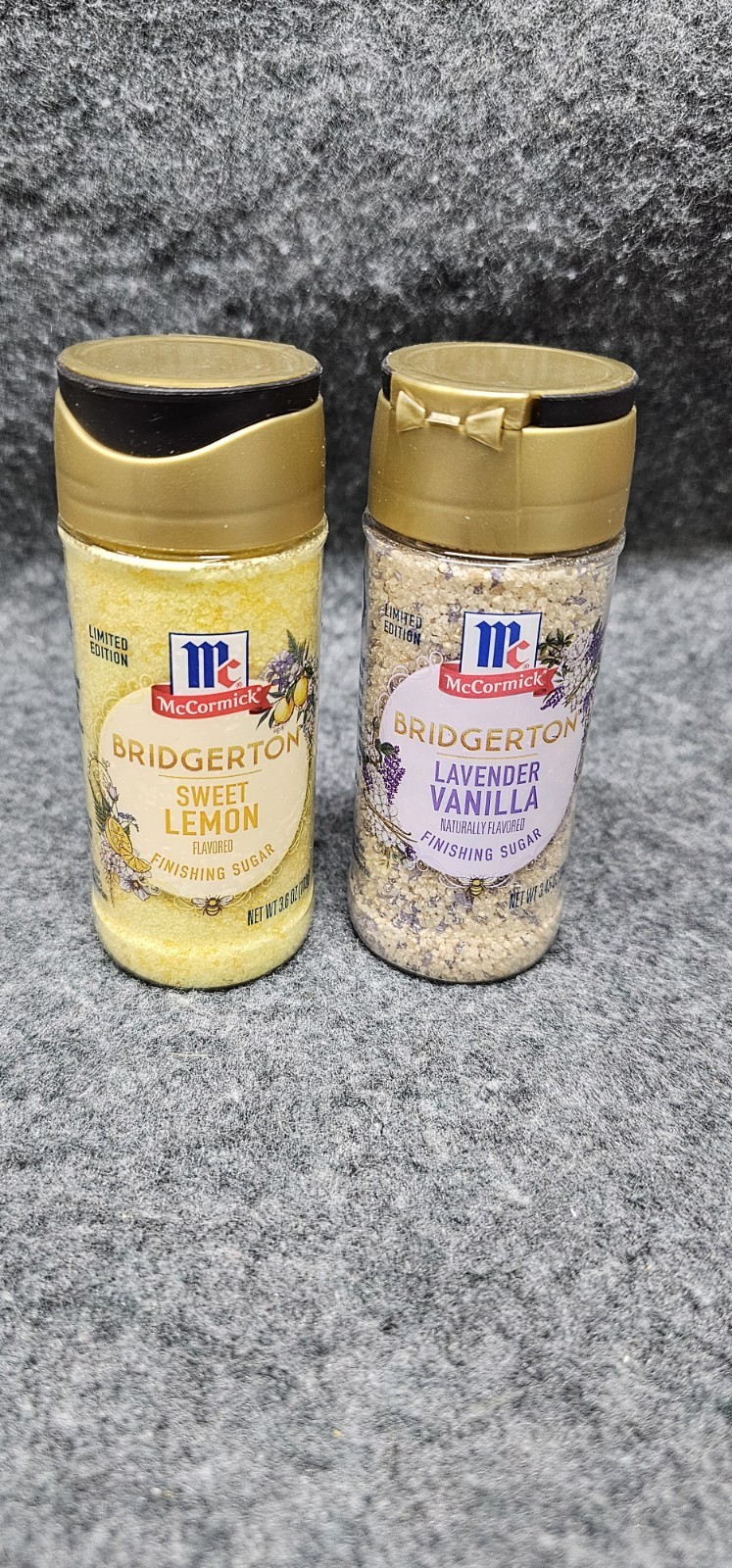 McCormick Bridgerton Limited set finishing sugars lavender lemon Baking Pastry