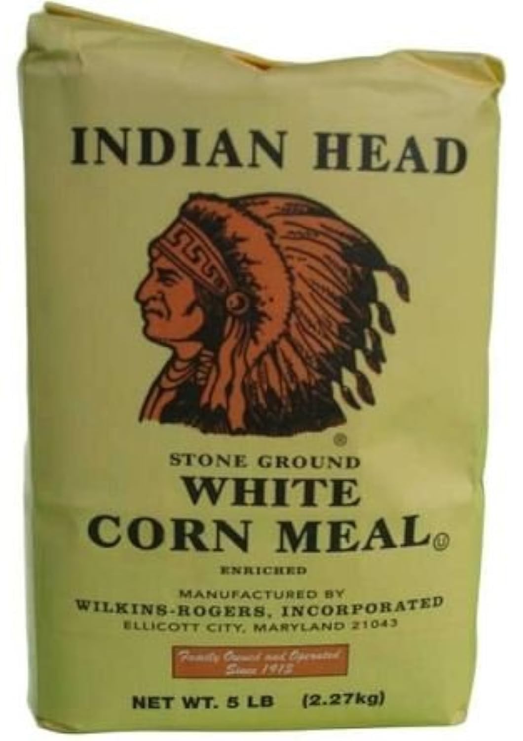 Corn Meal Stone Ground White 5lb Bag
