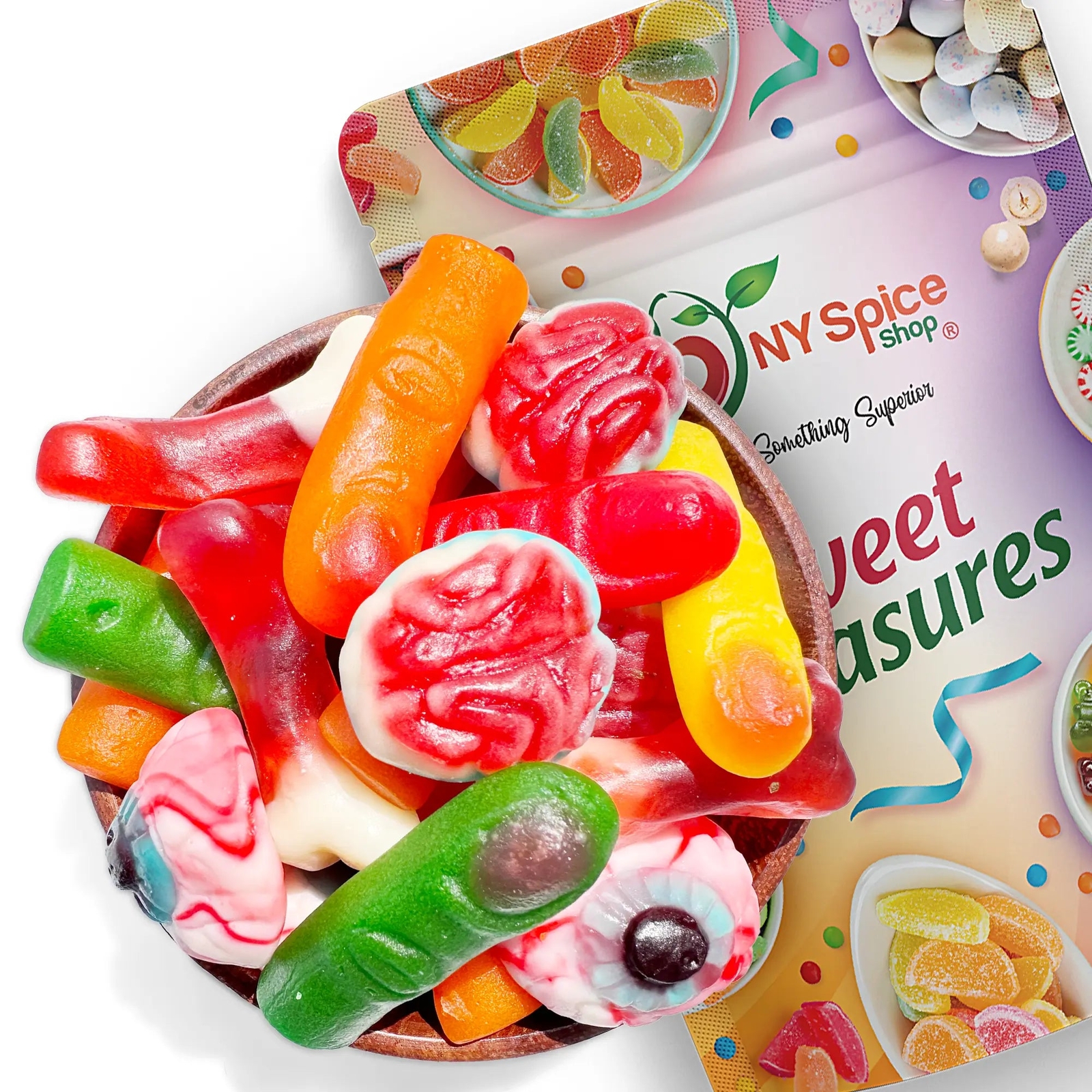 Gummies Soft Gummy Candies Missing Body Parts Shape FREE SHIP