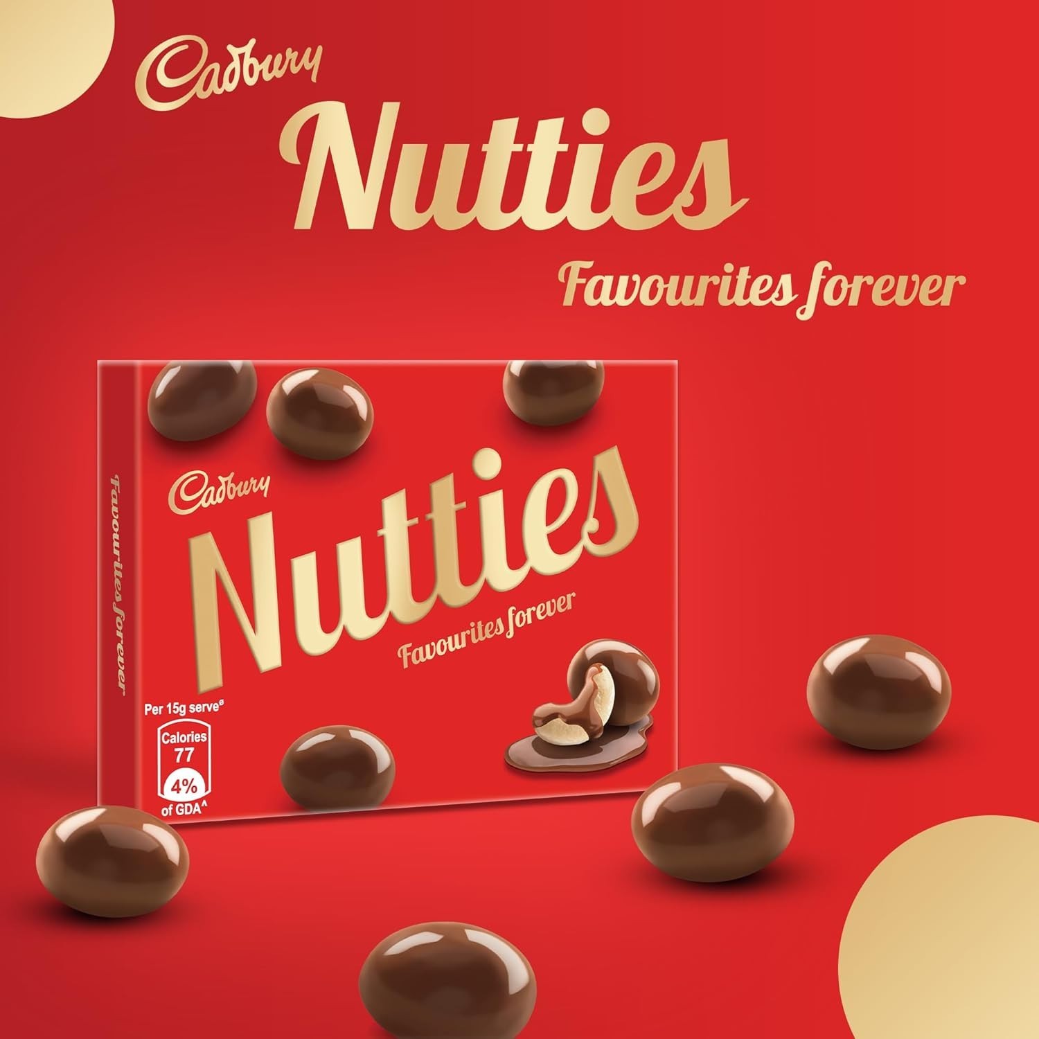 Cadbury Nutties Chocolate 30g (PACK OF 5) Free delivery 5-7 days
