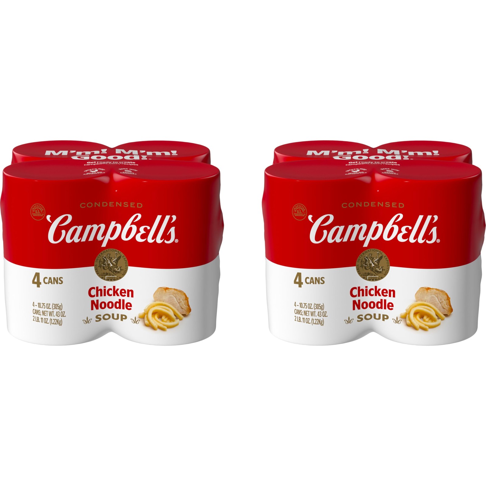 Campbell’s Condensed Chicken Noodle Soup, 10.75 Ounce (Pack of 8)