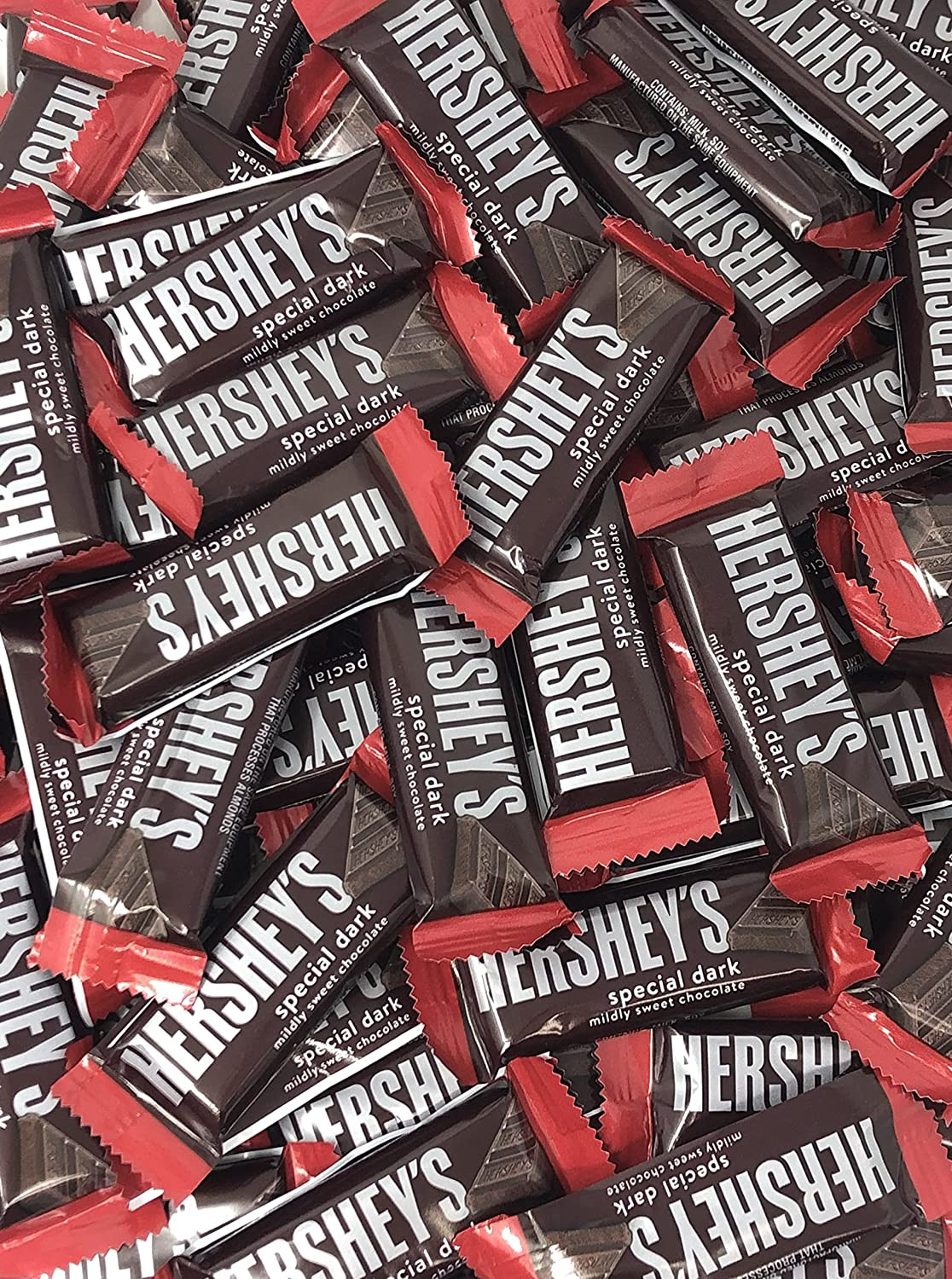 HERSHEY’S SPECIAL DARK Chocolate, Snack Size, Bulk Candy Bars (2 Pound Bag) Sale