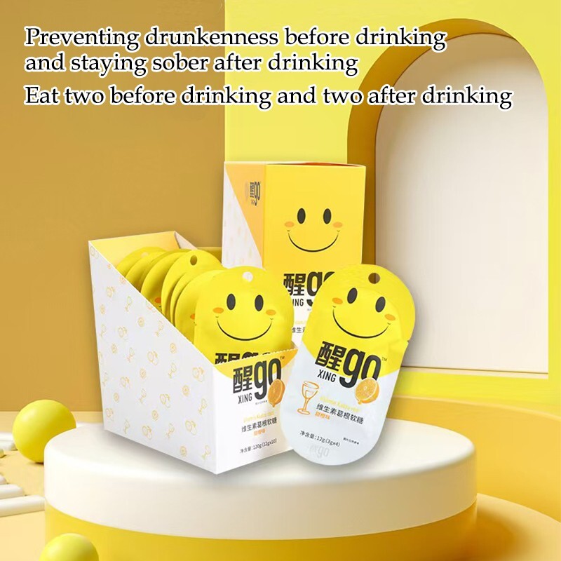 Fast Acting Hangover Relief Gummies – Natural Nausea & Headache Aid for Drinkers