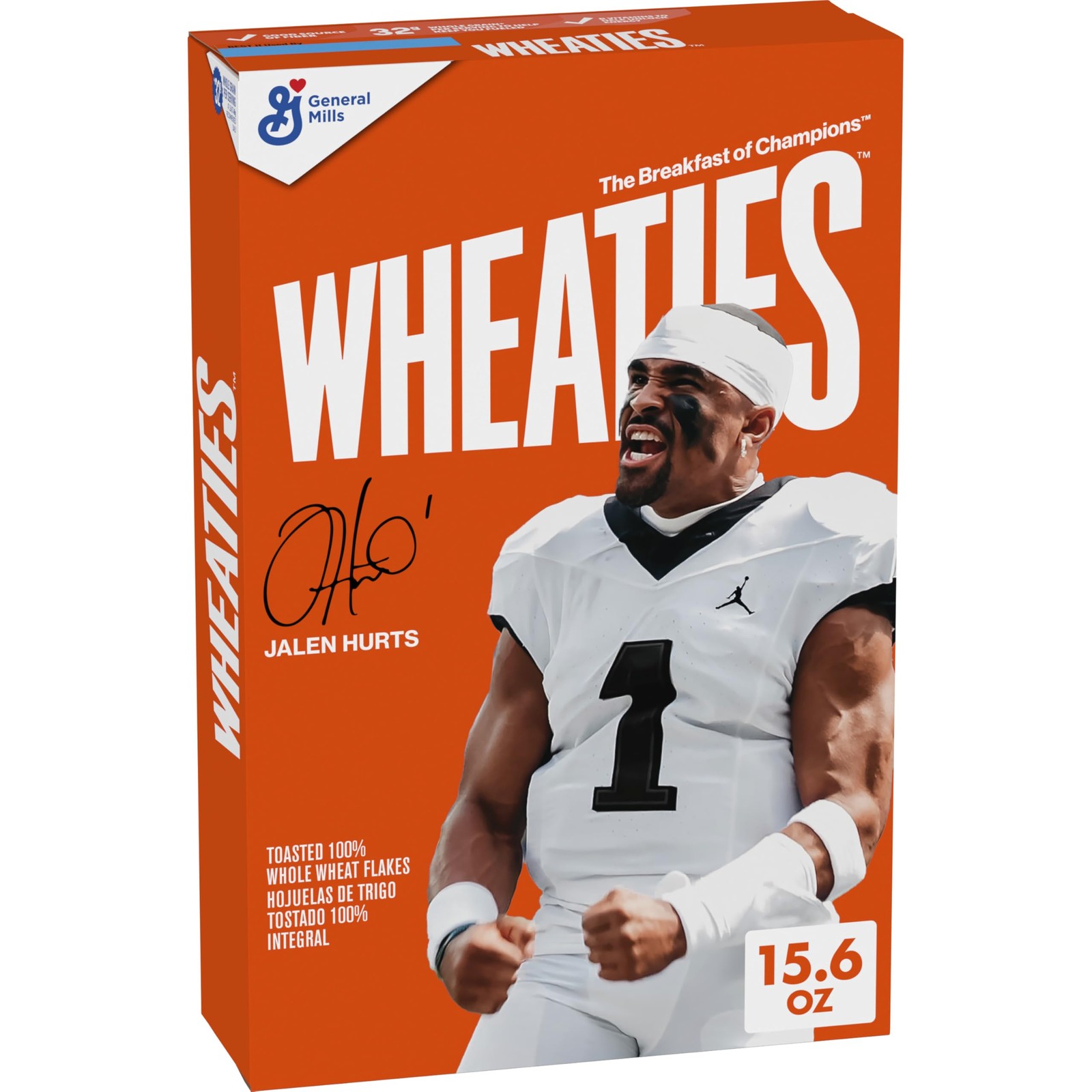 Cereal, Breakfast of Champions, A’ja Wilson Cereal Box, 100% Whole Wheat Flak…