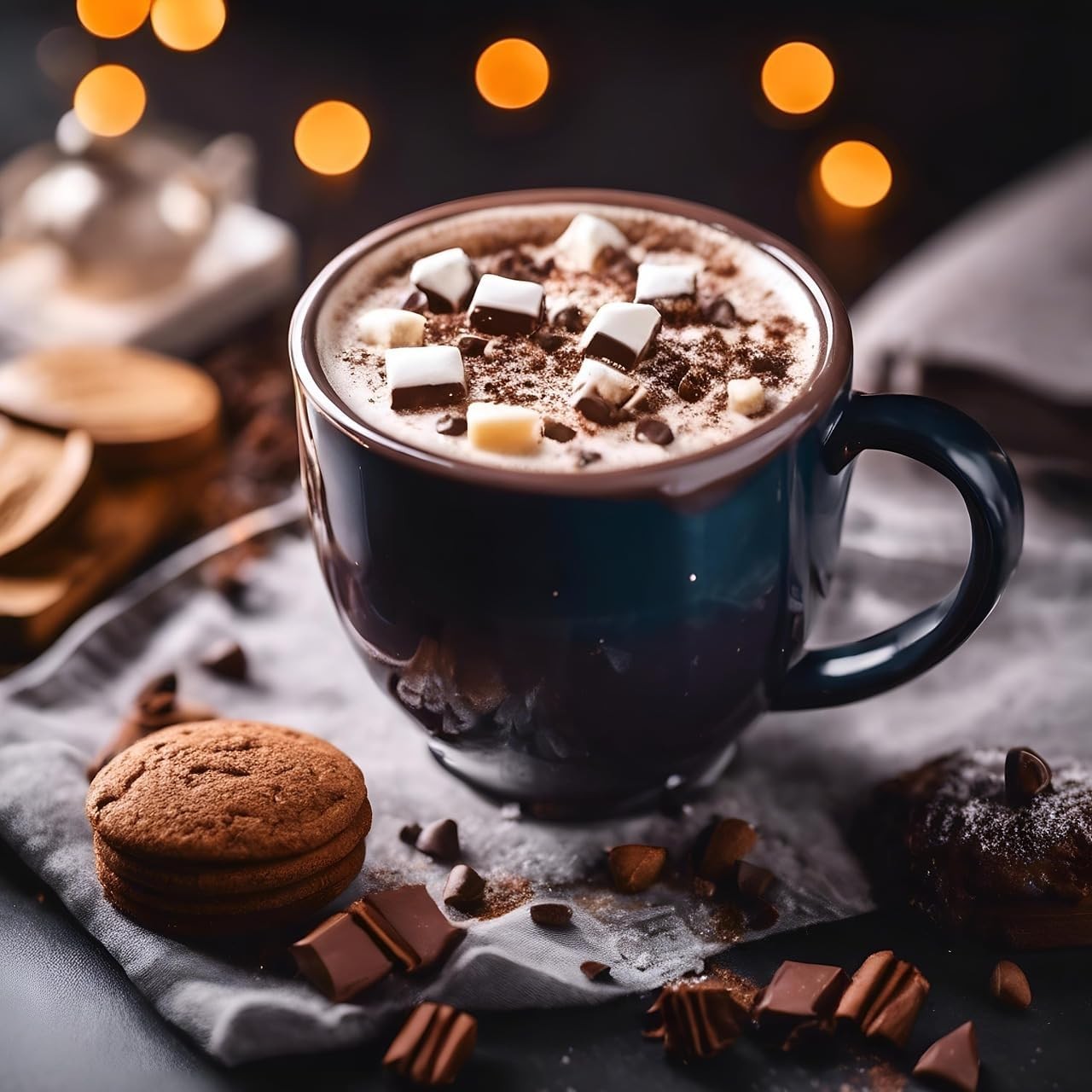 Hot Chocolate Packets – Hot Cocoa Mix, No Sugar Added and Fat Free. Swiss Milk