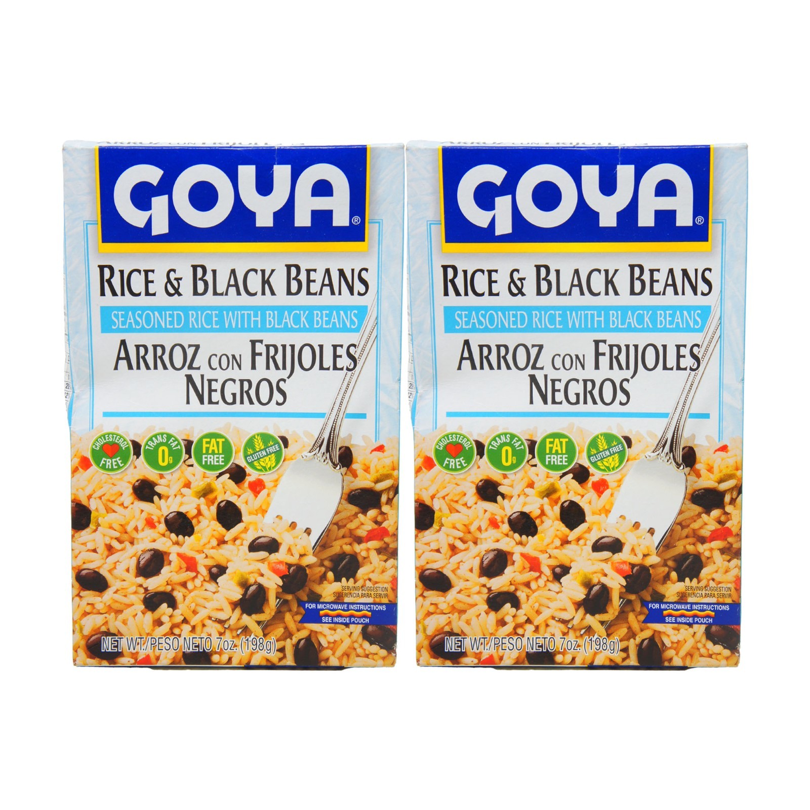 Goya Rice & Black Bean Seasoned Rice 7 oz Spanish Style Side Dish Mix